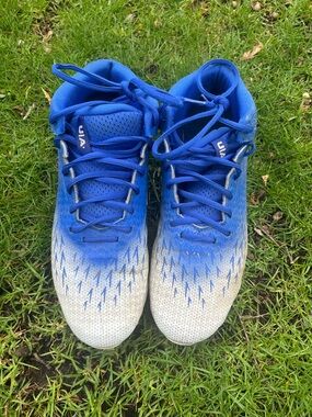 Under Armour Blue and White Men’s Athletic Shoes Size 10.5